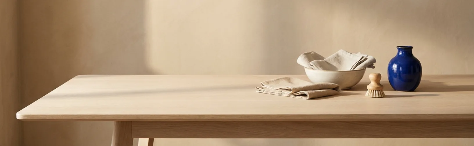 Everyday objects arranged with care