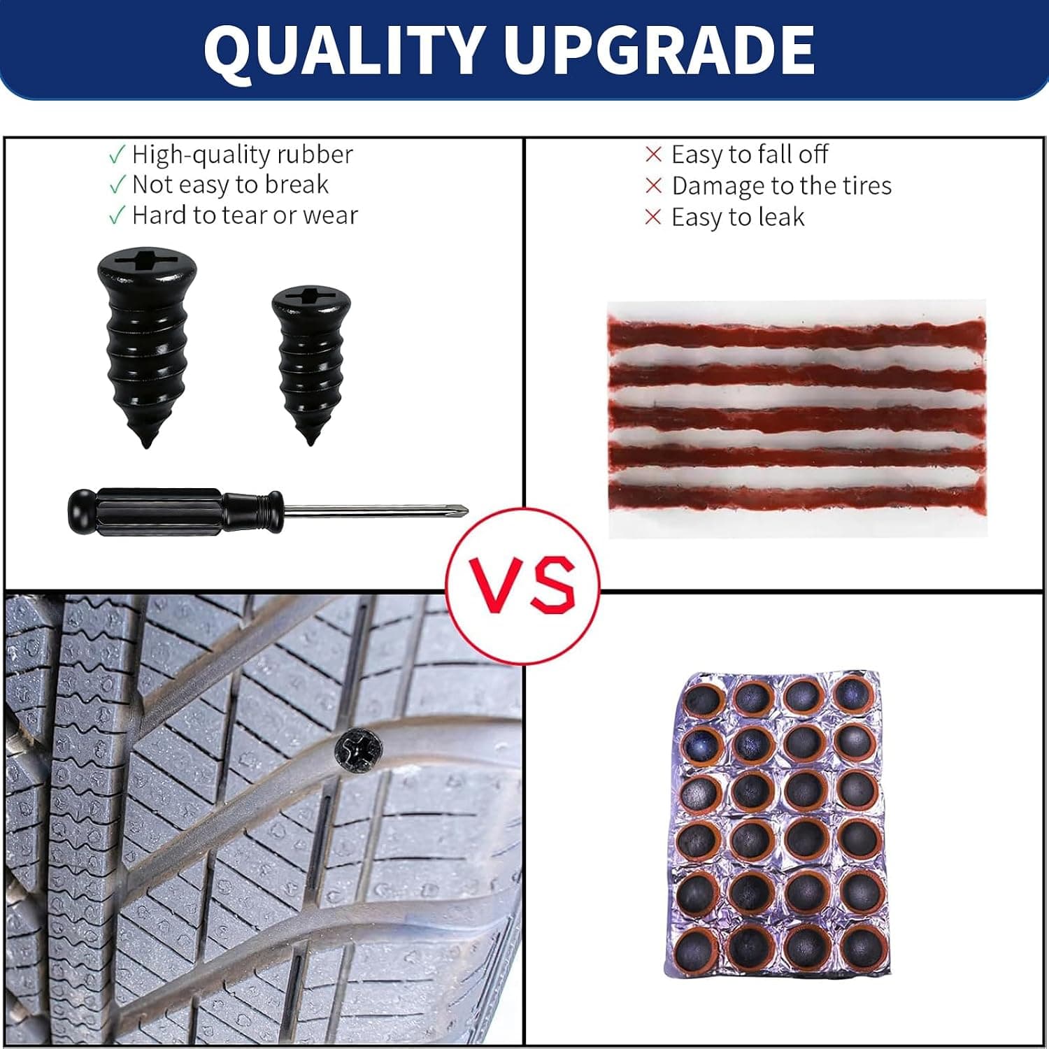 tire repair plug kit size and dimensions