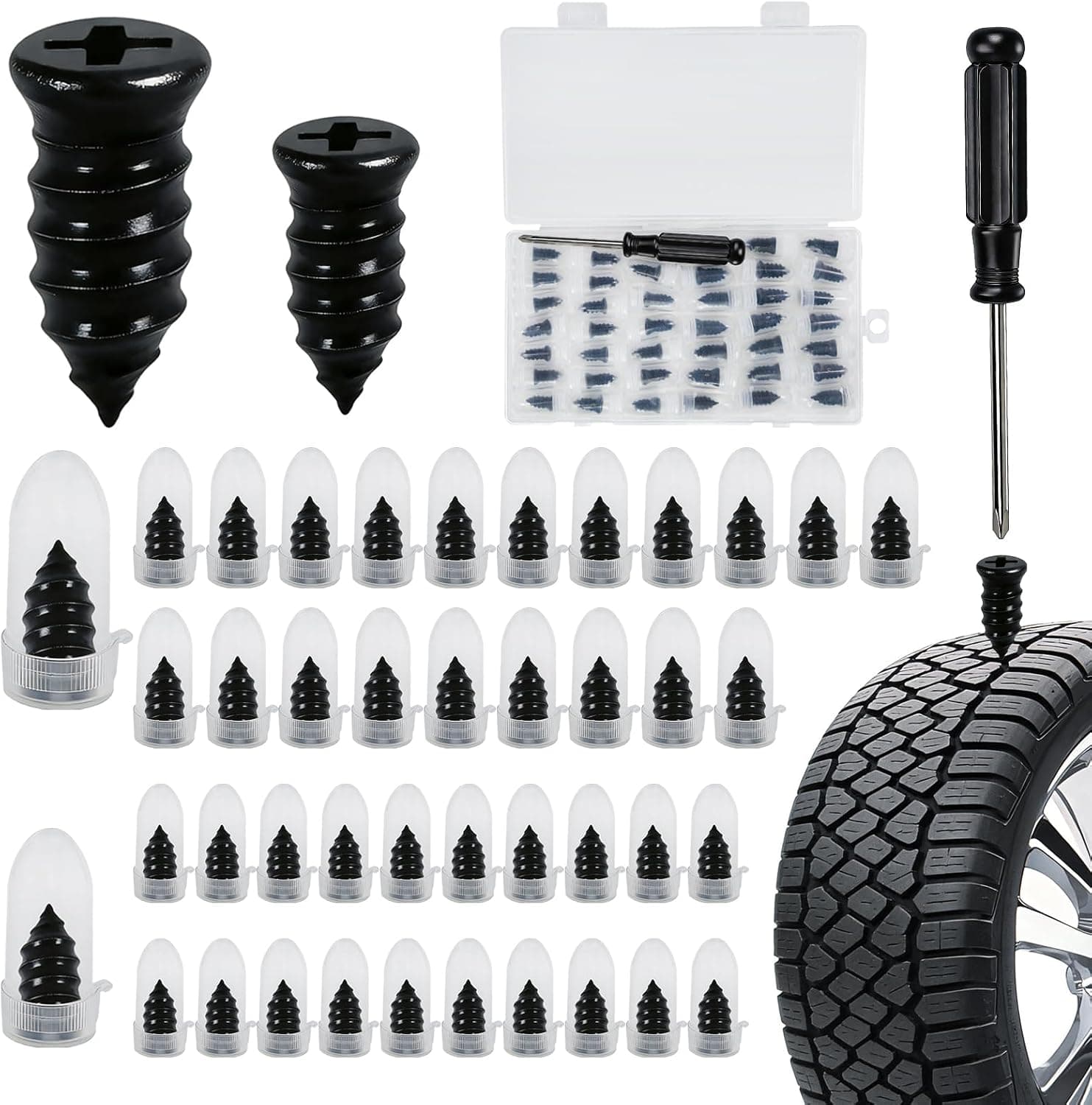 tire repair plug kit lifestyle view