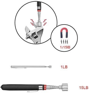 magnetic pickup tool set in use