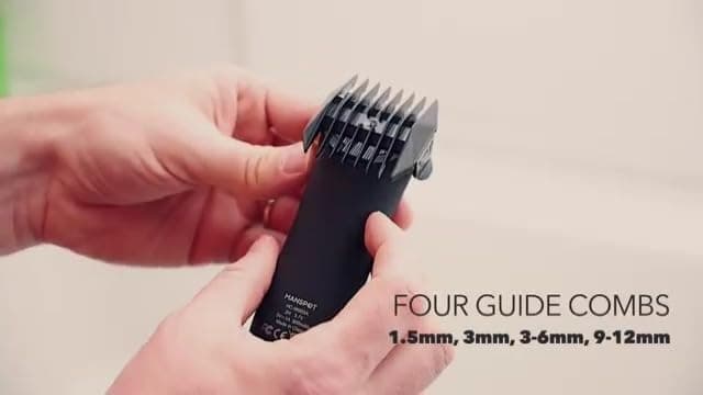 Electric Body and Groin Hair Trimmer for Men and Women, Ceramic Blade, IPX7 Waterproof