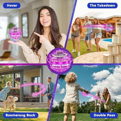 Flying Orb Ball, Hand-Controlled Hover Boomerang Mini Drone