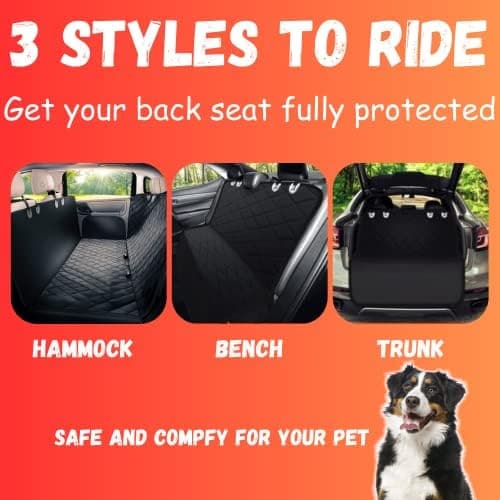 dog car seat cover size and dimensions