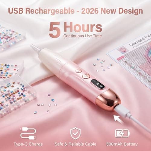 electric diamond painting pen how to use