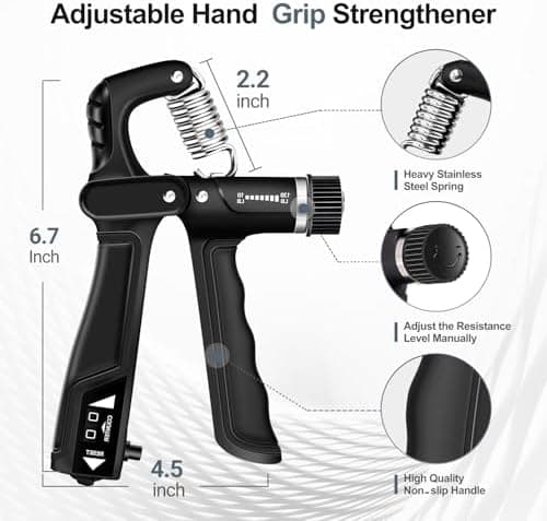 hand grip strength trainer kit close-up detail