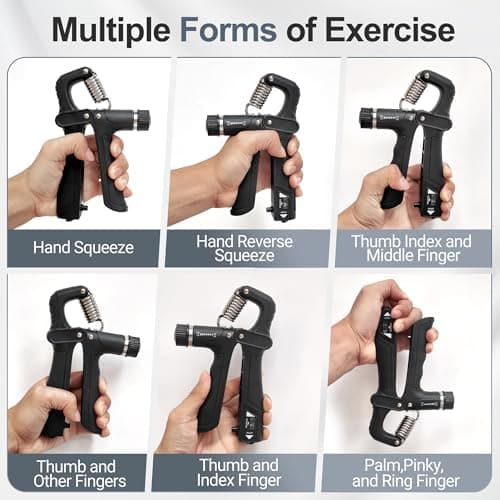 hand grip strength trainer kit size and dimensions