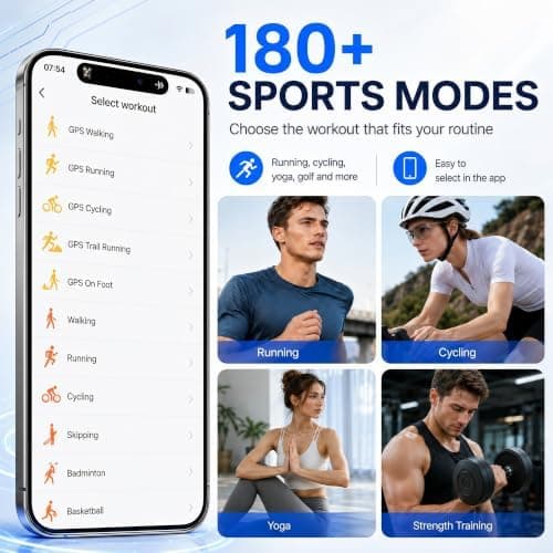 Smart Ring Fitness Tracker with Sleep, Heart Rate & SpO2, No Subscription, IP68