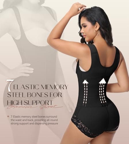 3-in-1 Detachable Faja Colombiana Body Shaper with Waist Trainer