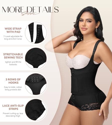 3-in-1 Detachable Faja Colombiana Body Shaper with Waist Trainer