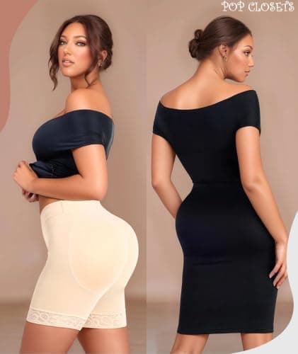butt lifter shapewear shorts in use