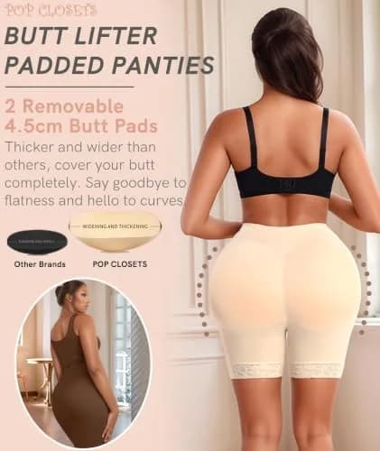 dettaglio ravvicinato della culotte push up imbottita