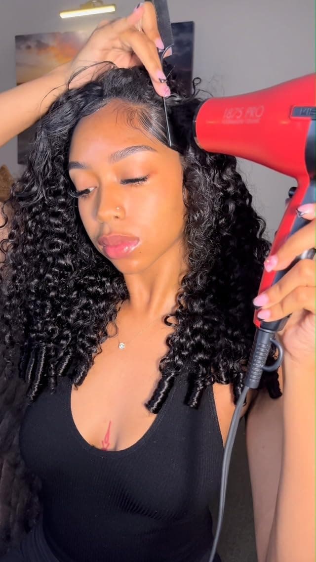 curly half wig human hair package contents
