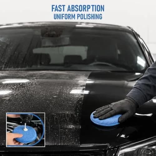 microfiber wax applicator pads detail