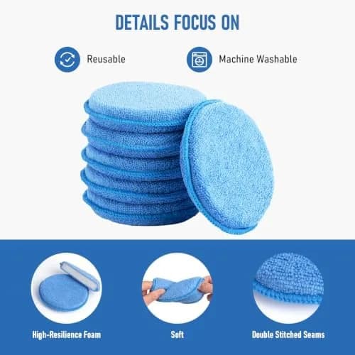 microfiber wax applicator pads what's included