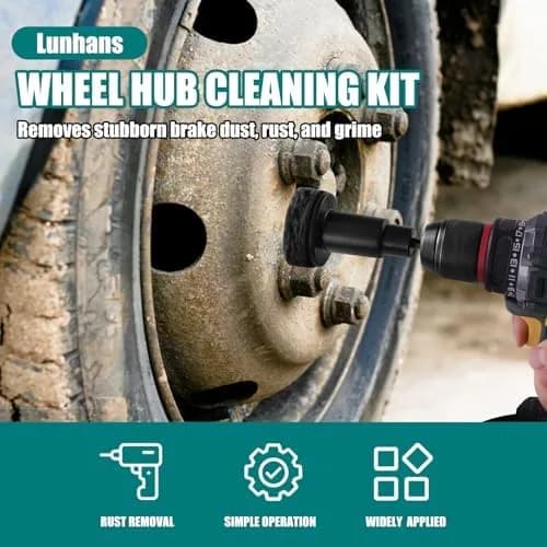 wheel hub cleaning tool kit dimensions