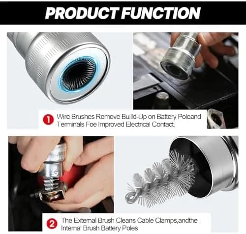 battery terminal cleaner kit features