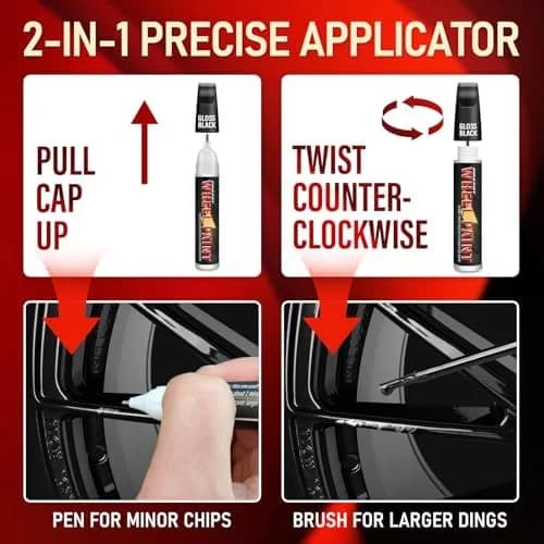 rim touch up paint pen dimensions