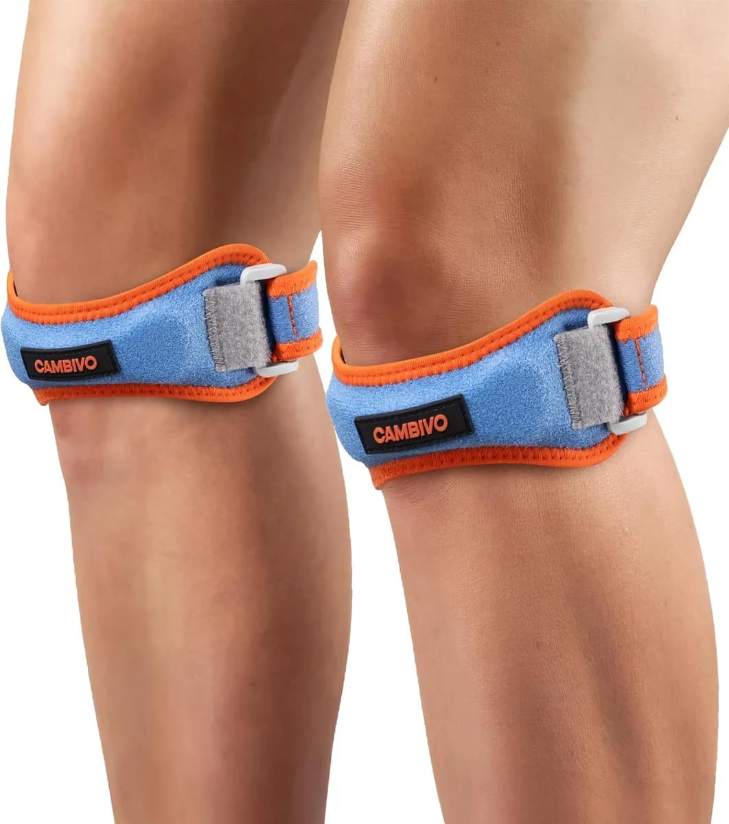 patella tendon knee strap in electric blue