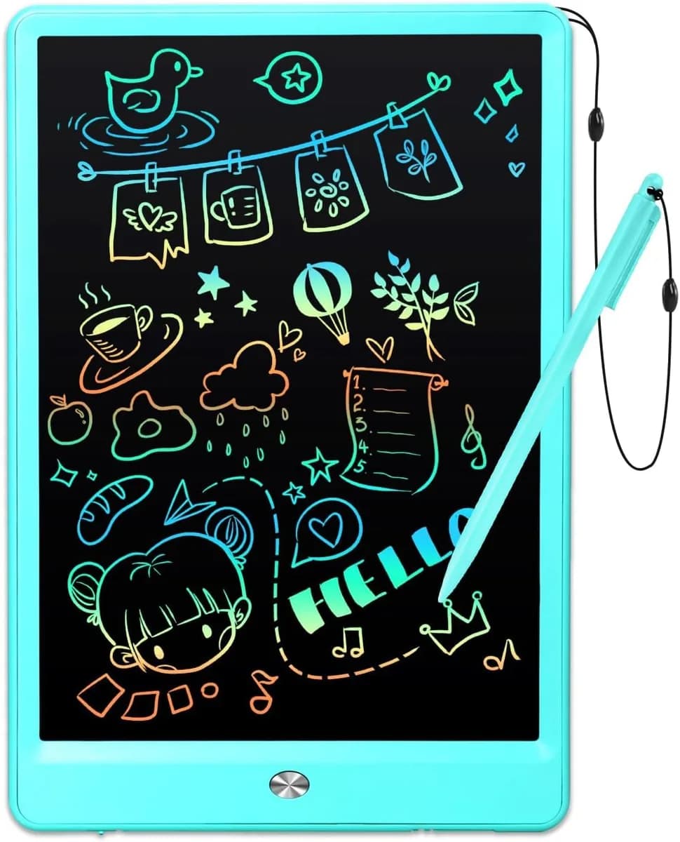 LCD writing tablet for kids in 10 in, blue