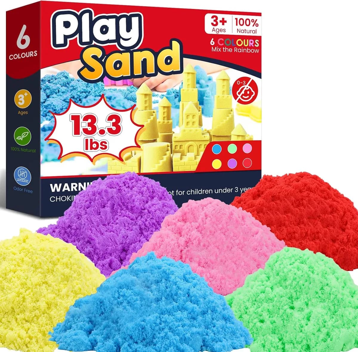 kinetic play sand for kids in 13.3 lb