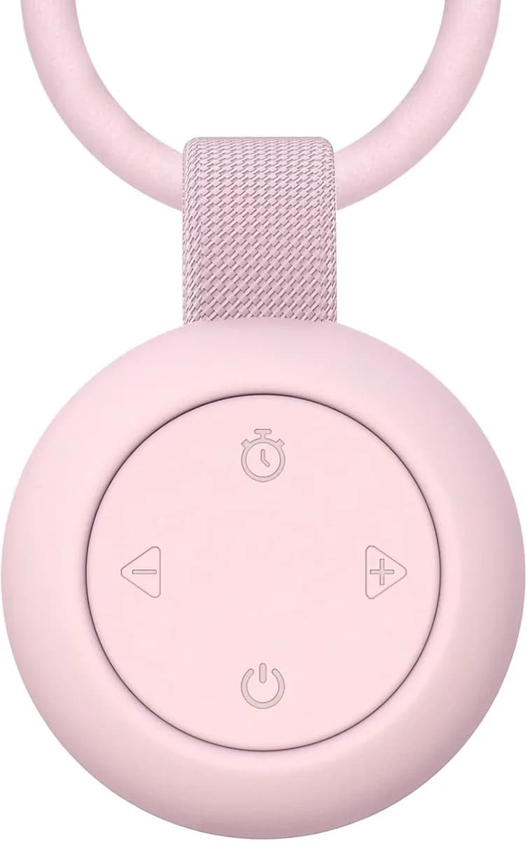 portable baby sound machine in pink
