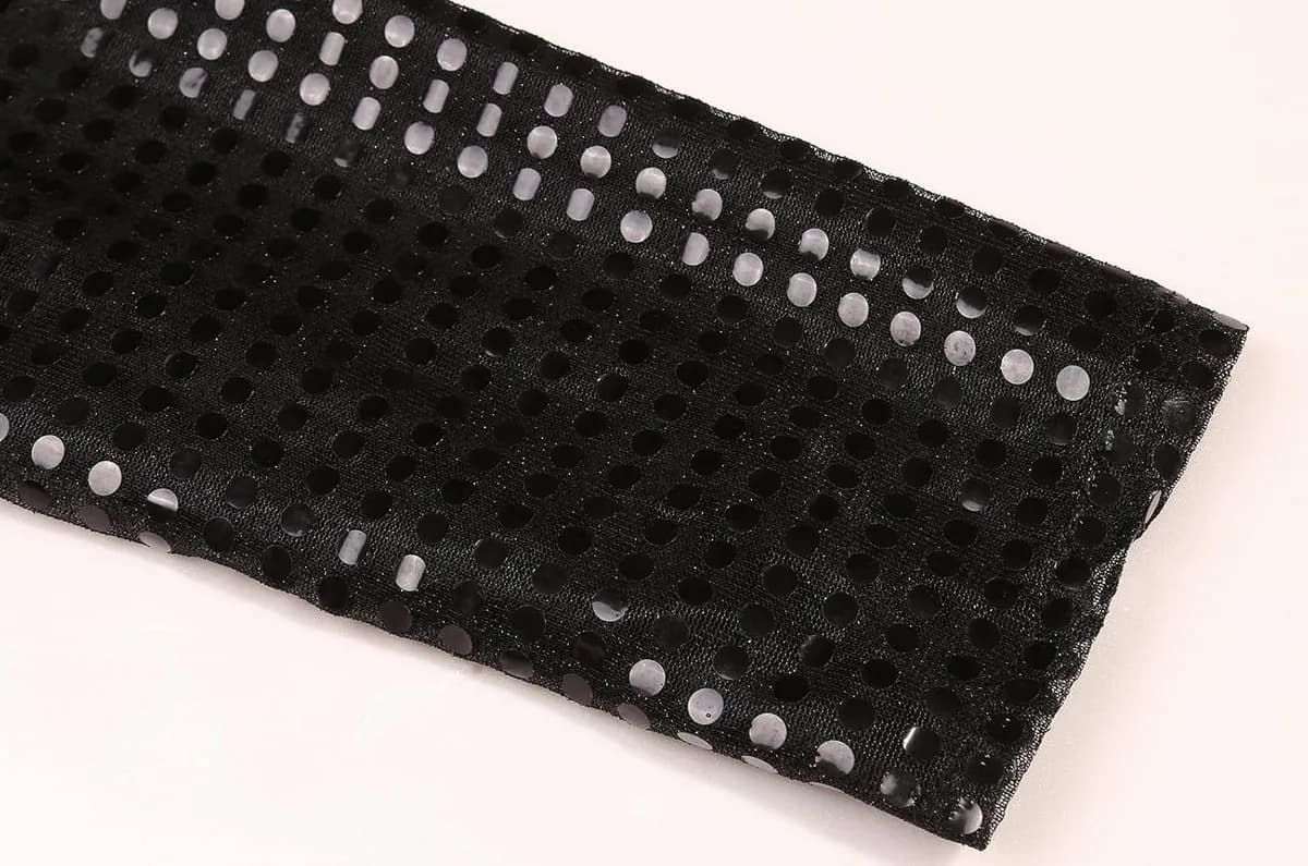 sequin sleeve of the kids pop star costume, product photo