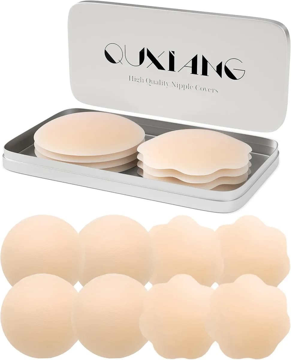 reusable silicone nipple covers in nude