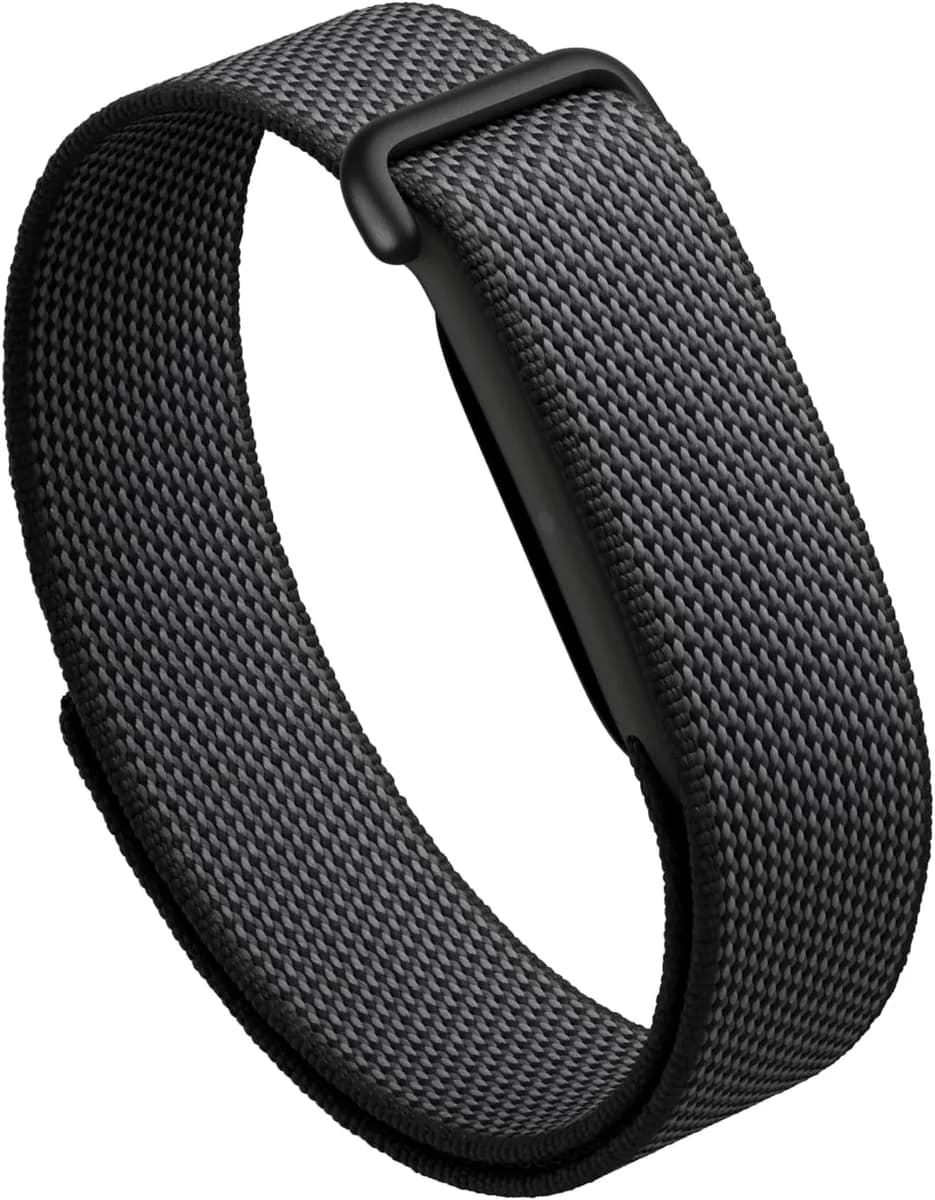 black screenless fitness tracker band